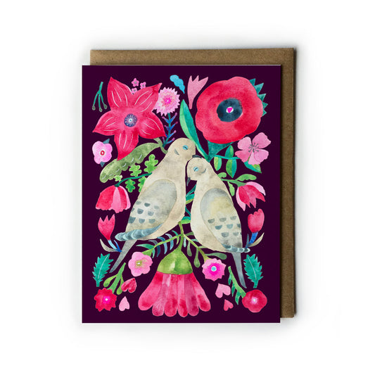 Mourning Dove Love Greeting Card