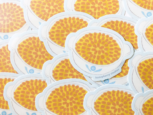 Tater Tot Hot Dish Vinyl Sticker