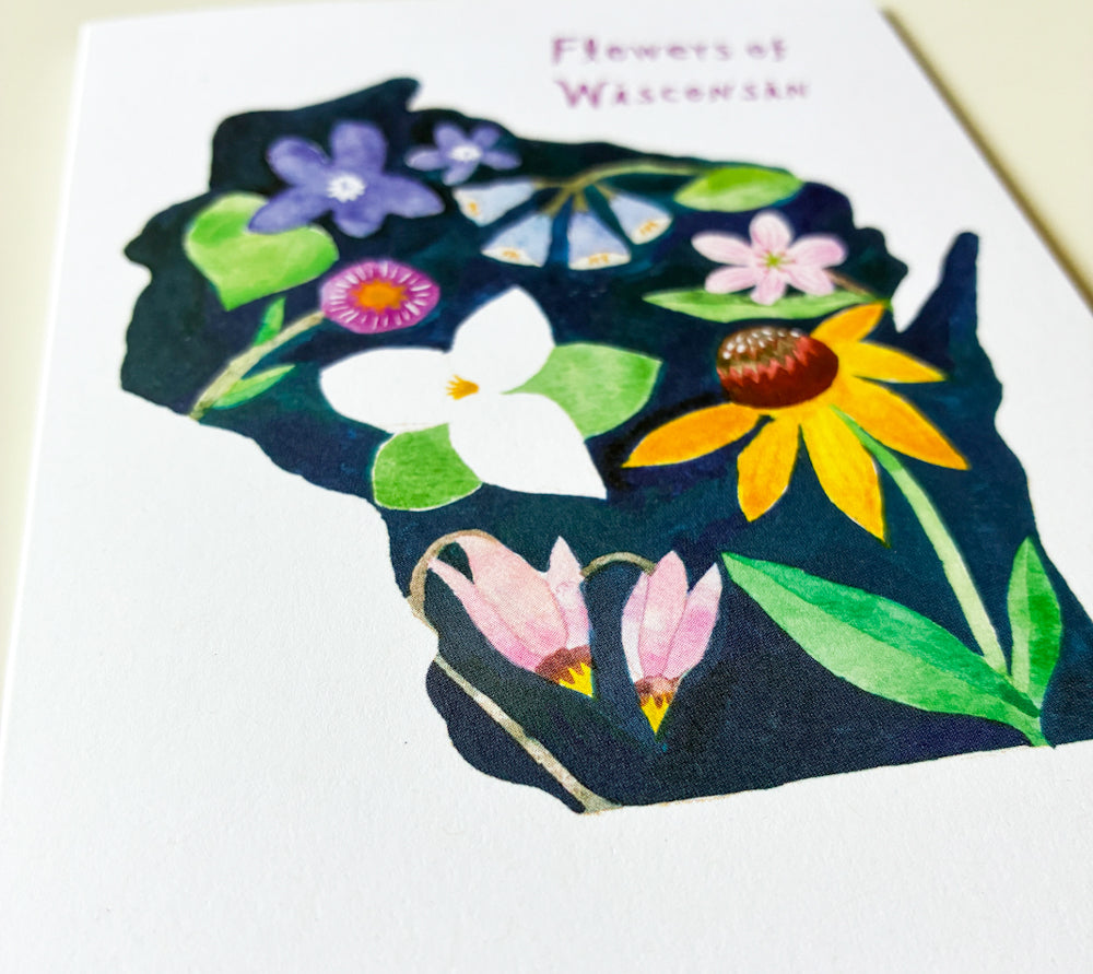 Flowers of Wisconsin Card
