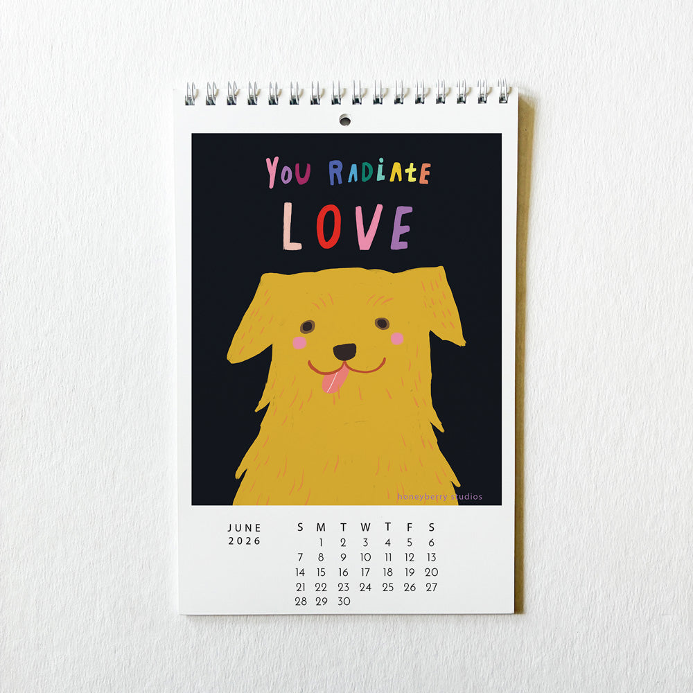 PRE-ORDER 2026 Bloom in Your Own Time Monthly Wall Calendar