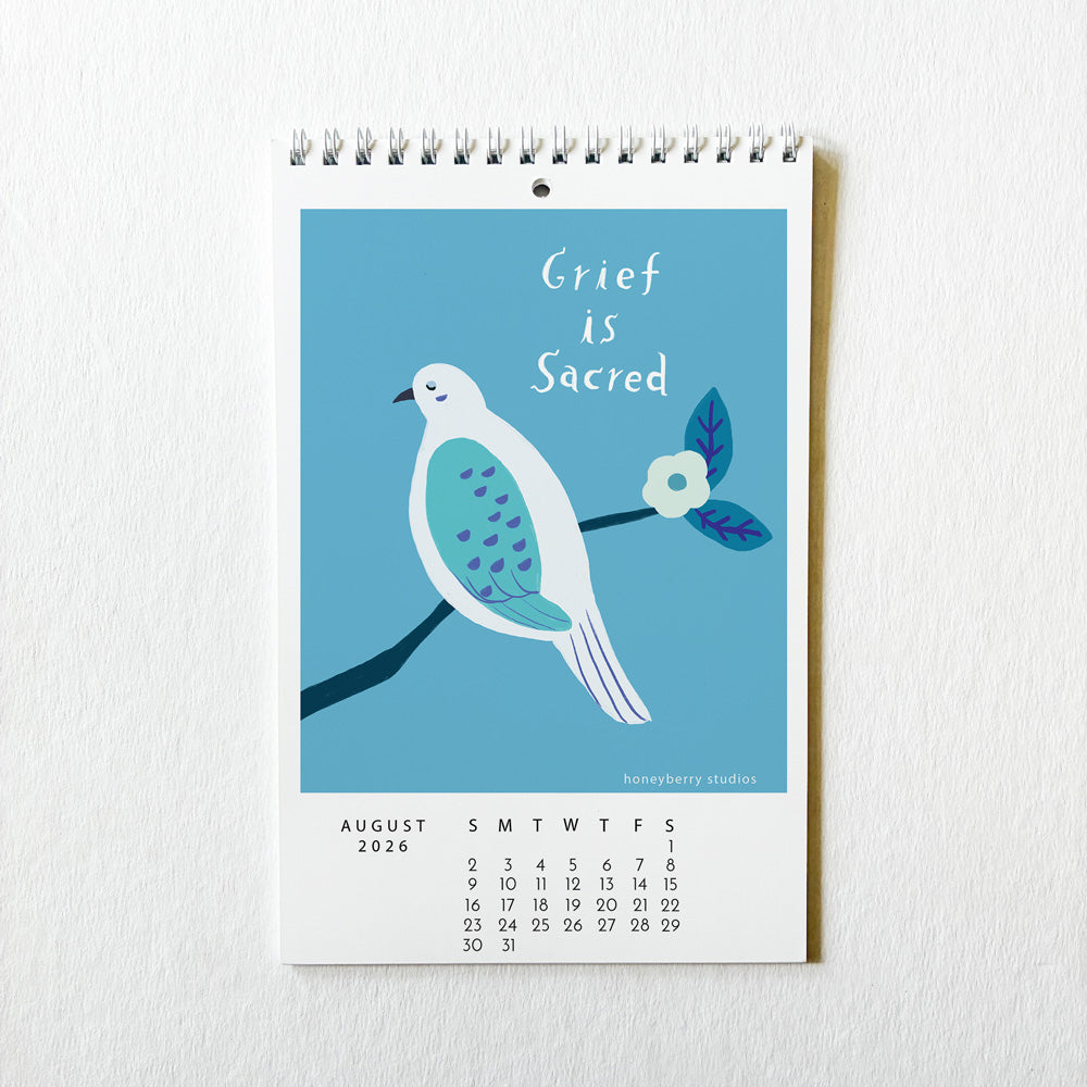 PRE-ORDER 2026 Bloom in Your Own Time Monthly Wall Calendar
