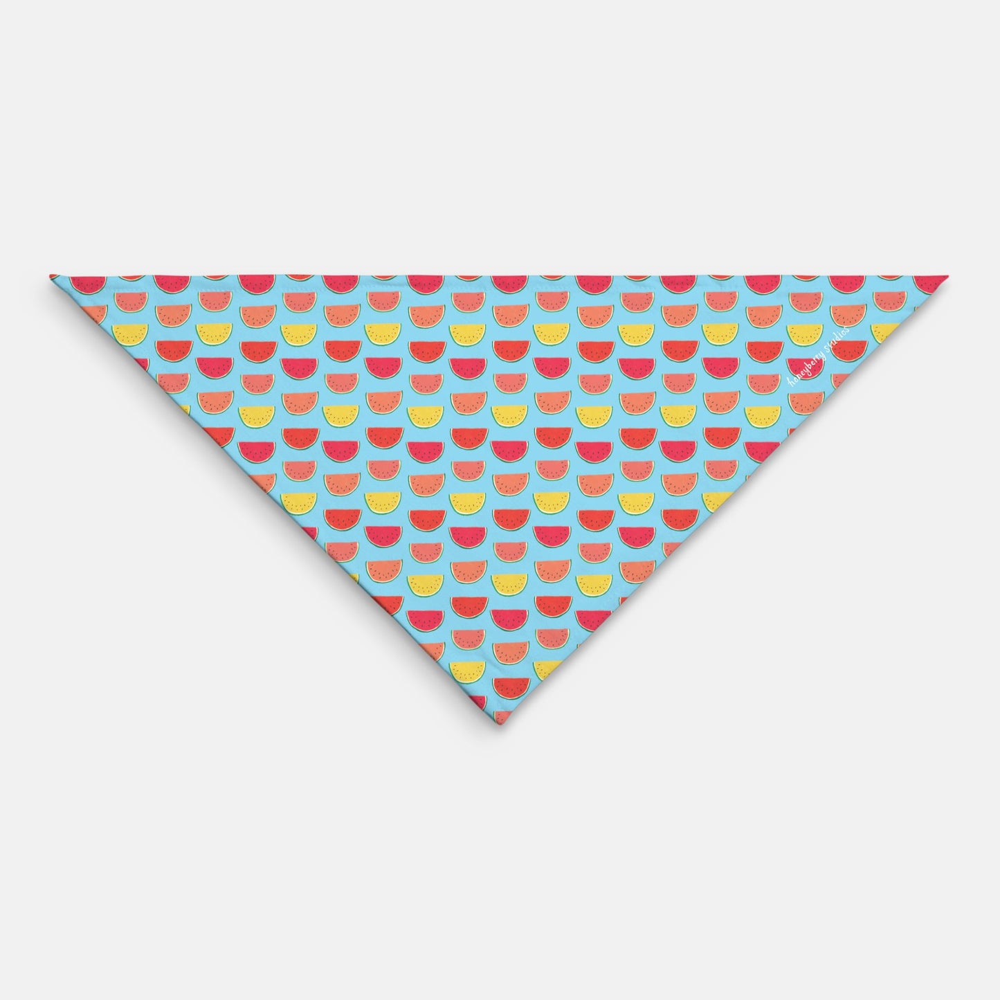 Pet Bandana Large - Blue Watermelon - FREE US shipping