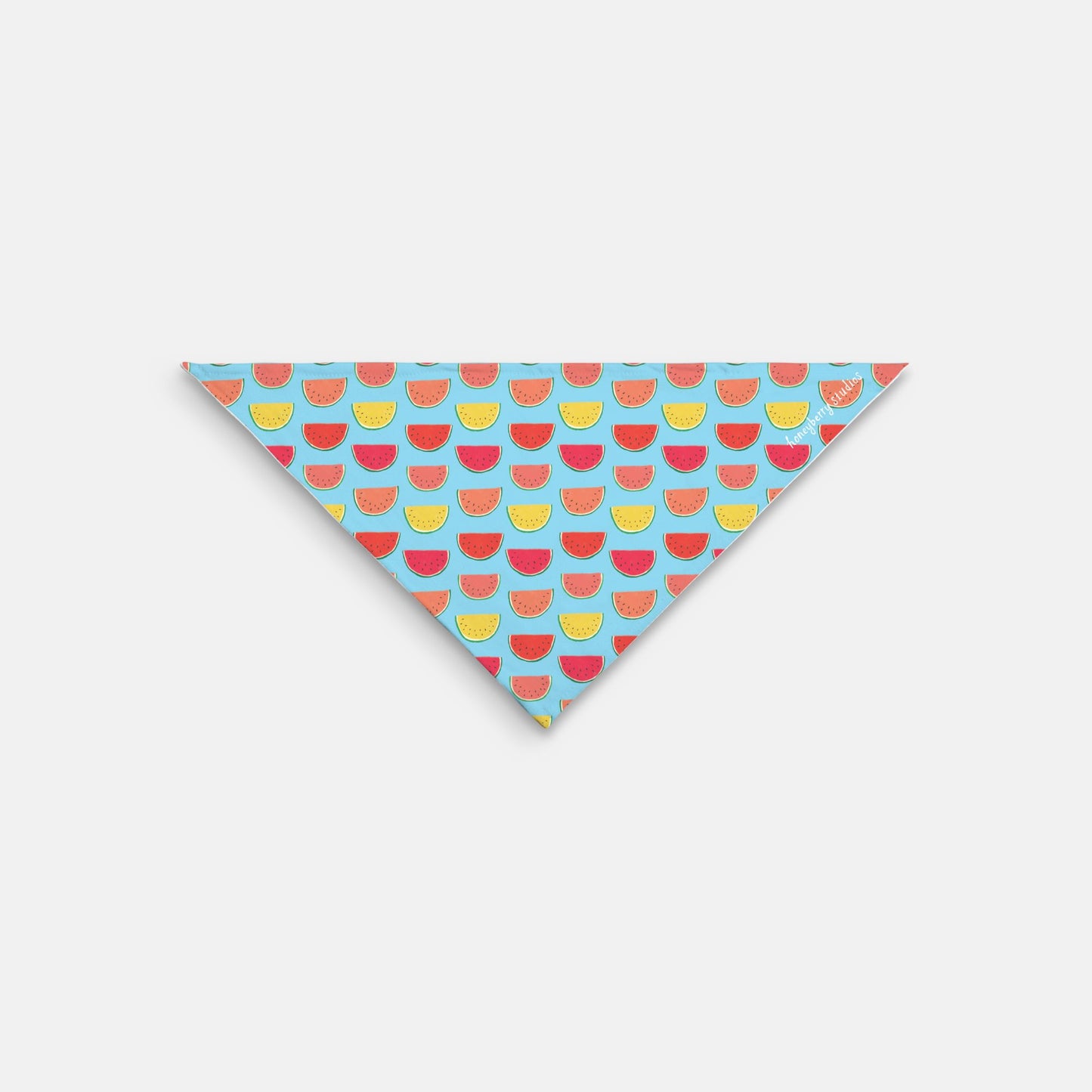 Pet Bandana Small - Blue Watermelon - FREE US shipping