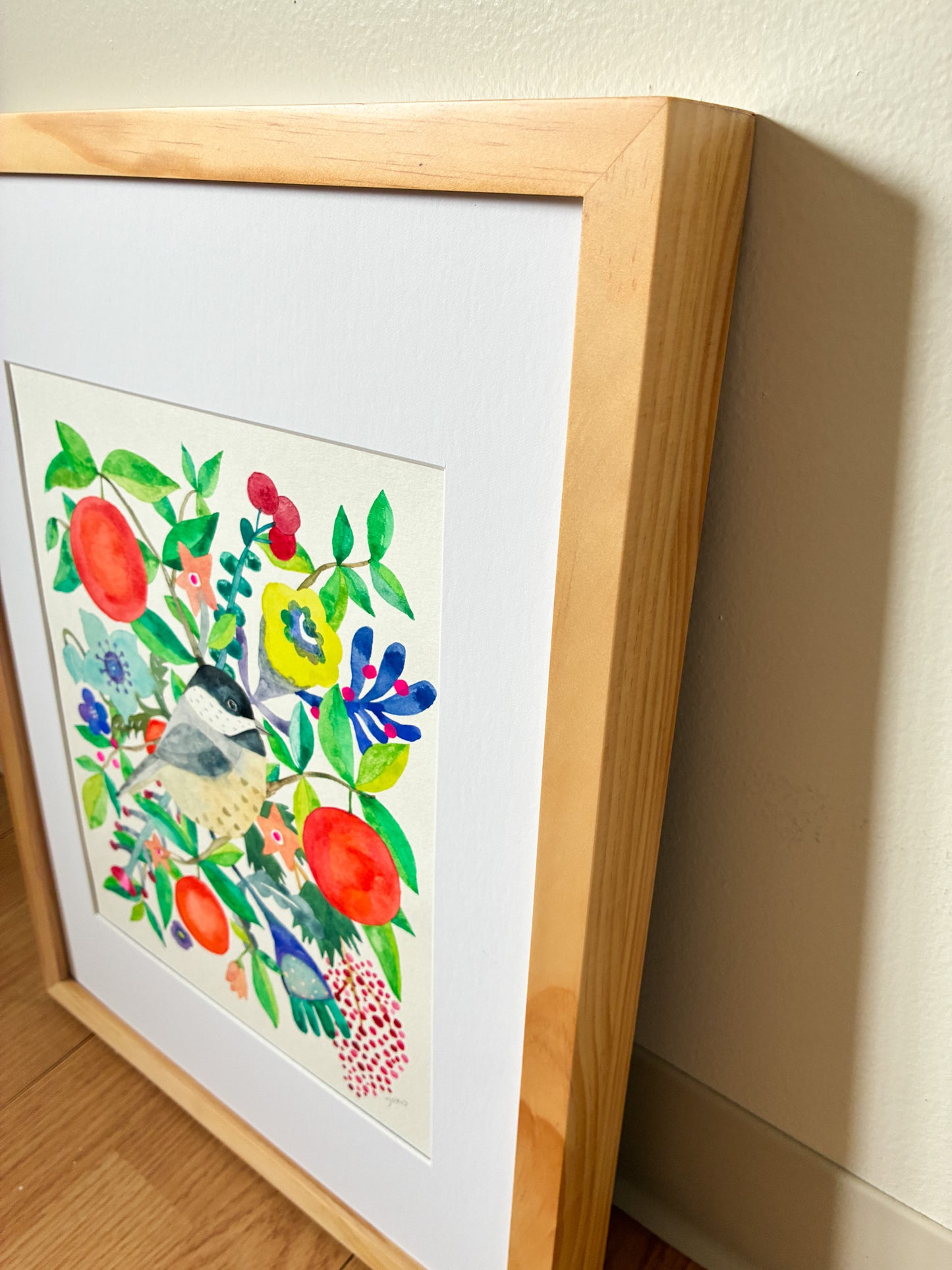Wilson's Warbler Original Painting - 12"x16"