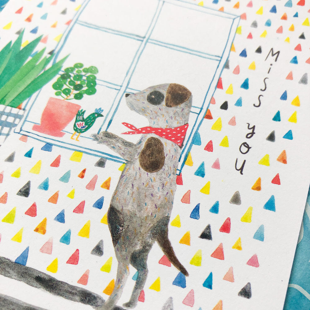 Doggie Miss You Card