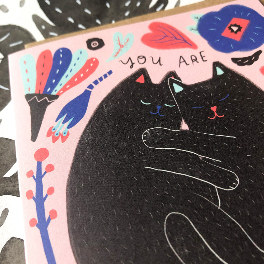 Kitty You Are My Happy Place Love Card