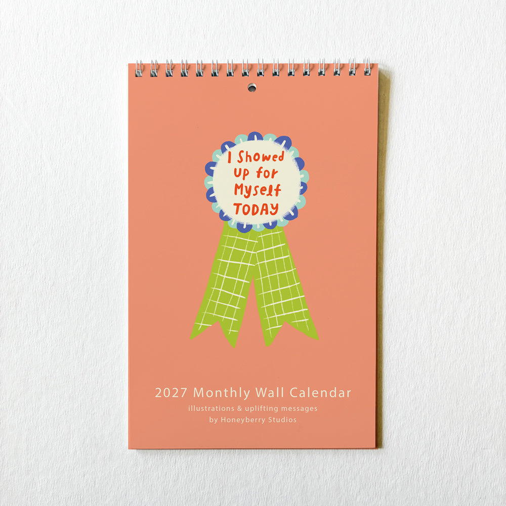 PRE-ORDER 2027 I Showed Up For Myself  Monthly Wall Calendar