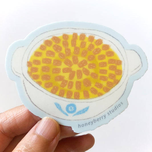 Tater Tot Hot Dish Vinyl Sticker