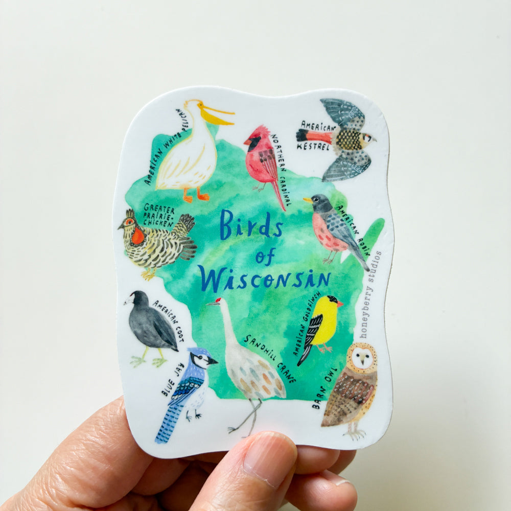 Birds of Wisconsin Vinyl Sticker