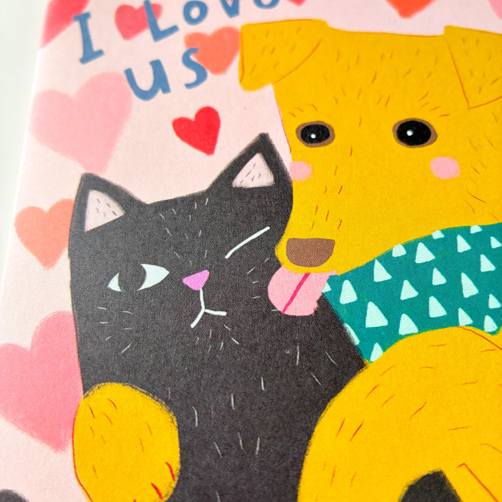 I Love Us Love Card