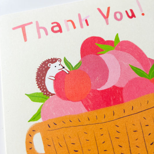 You're a Peach Thank You Card