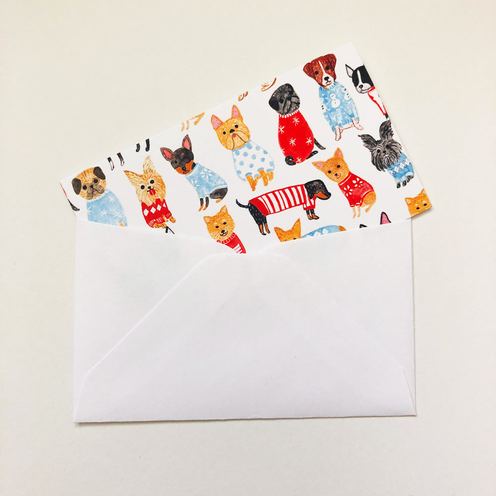 Dogs in Sweaters Tiny Notes (Set of 10)
