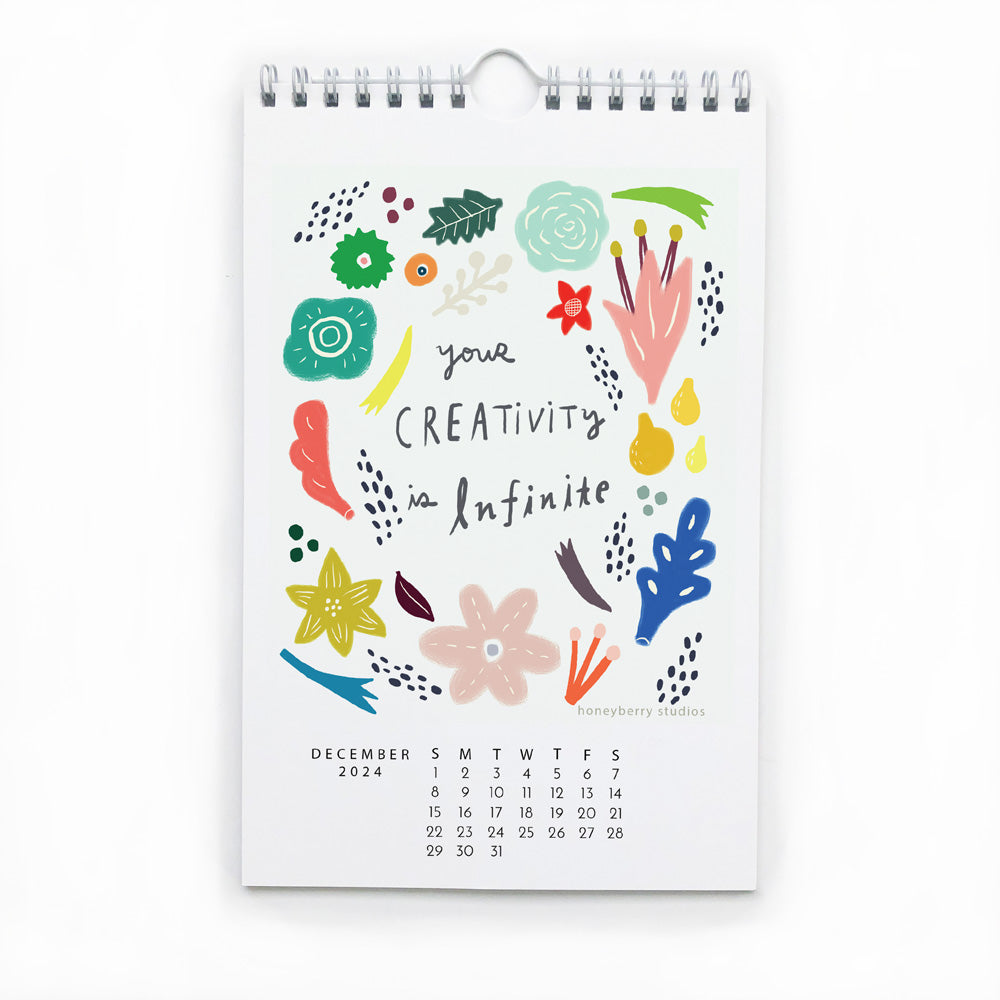 2024 Monthly Wall Calendar