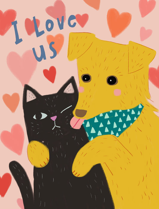 I Love Us Love Card