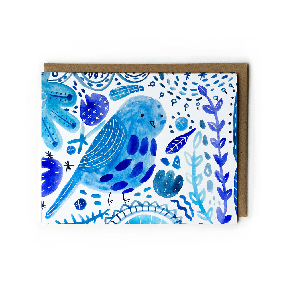 Bluebird of Happiness Notecard