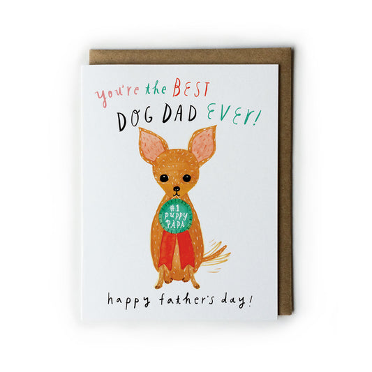 Puppy Papa Father's Day Card