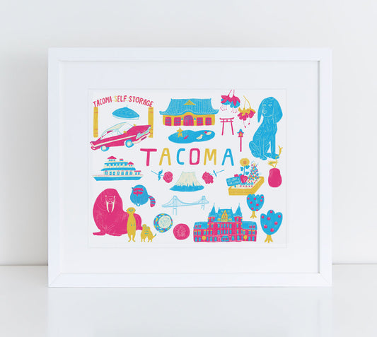 TACOMA Giclee Art Print