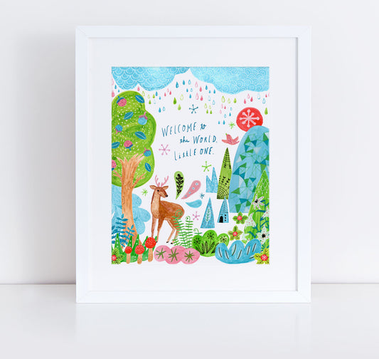 Welcome to the World, Little One, Giclee Art Print